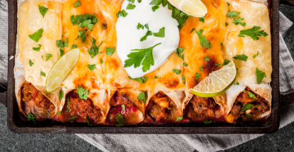 Chicken burrito's