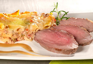 Everzwijngebraad met penne